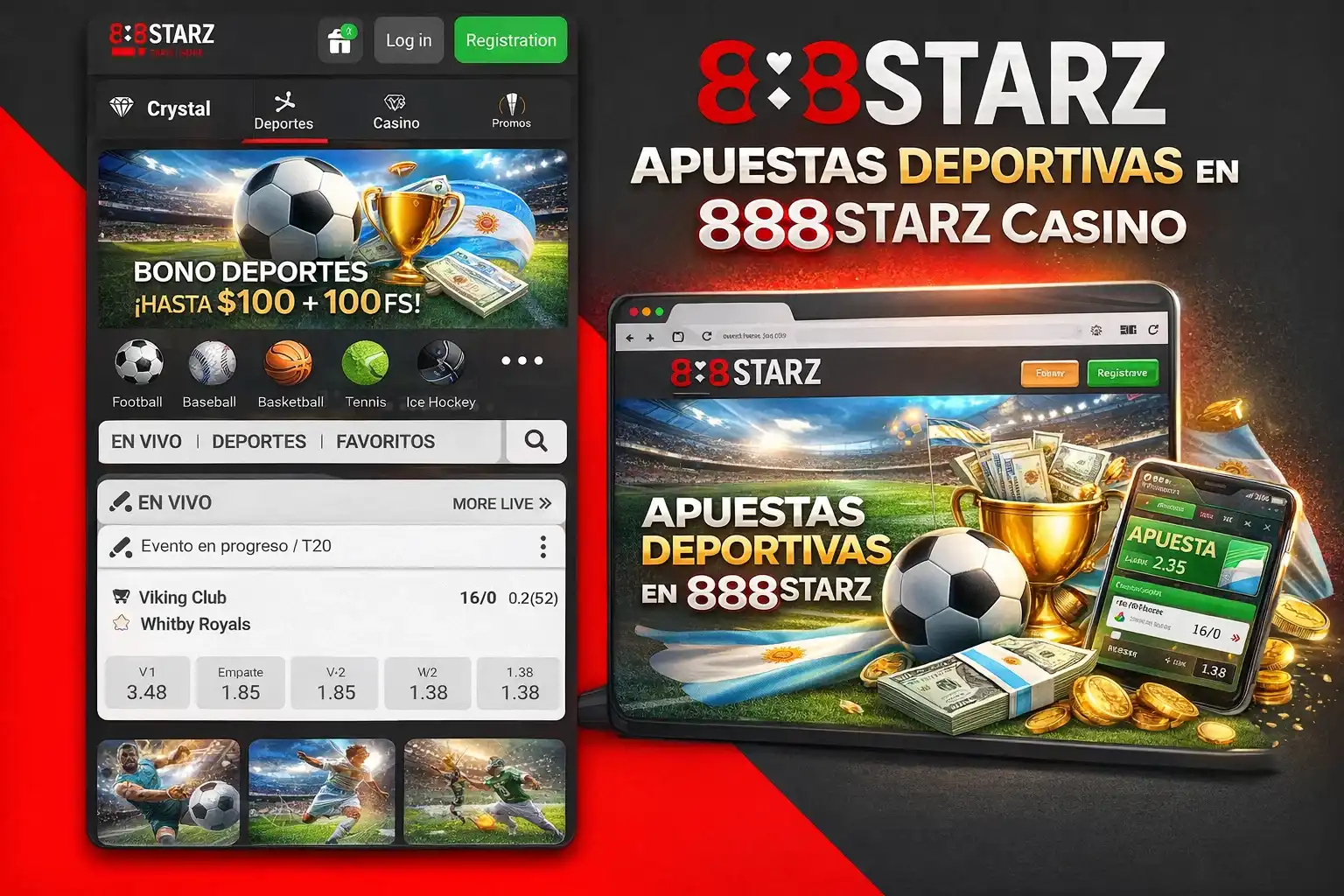 Apuestas Deportivas en 888Starz Casino